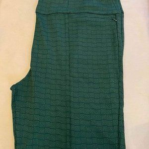 Betabrand Power Down Pants NWT - Emerald Deco - XL Regular